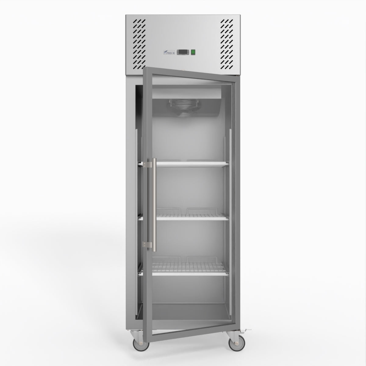 Thermaster Fed-X S/S Full Glass Door Upright Freezer XURF600G1V