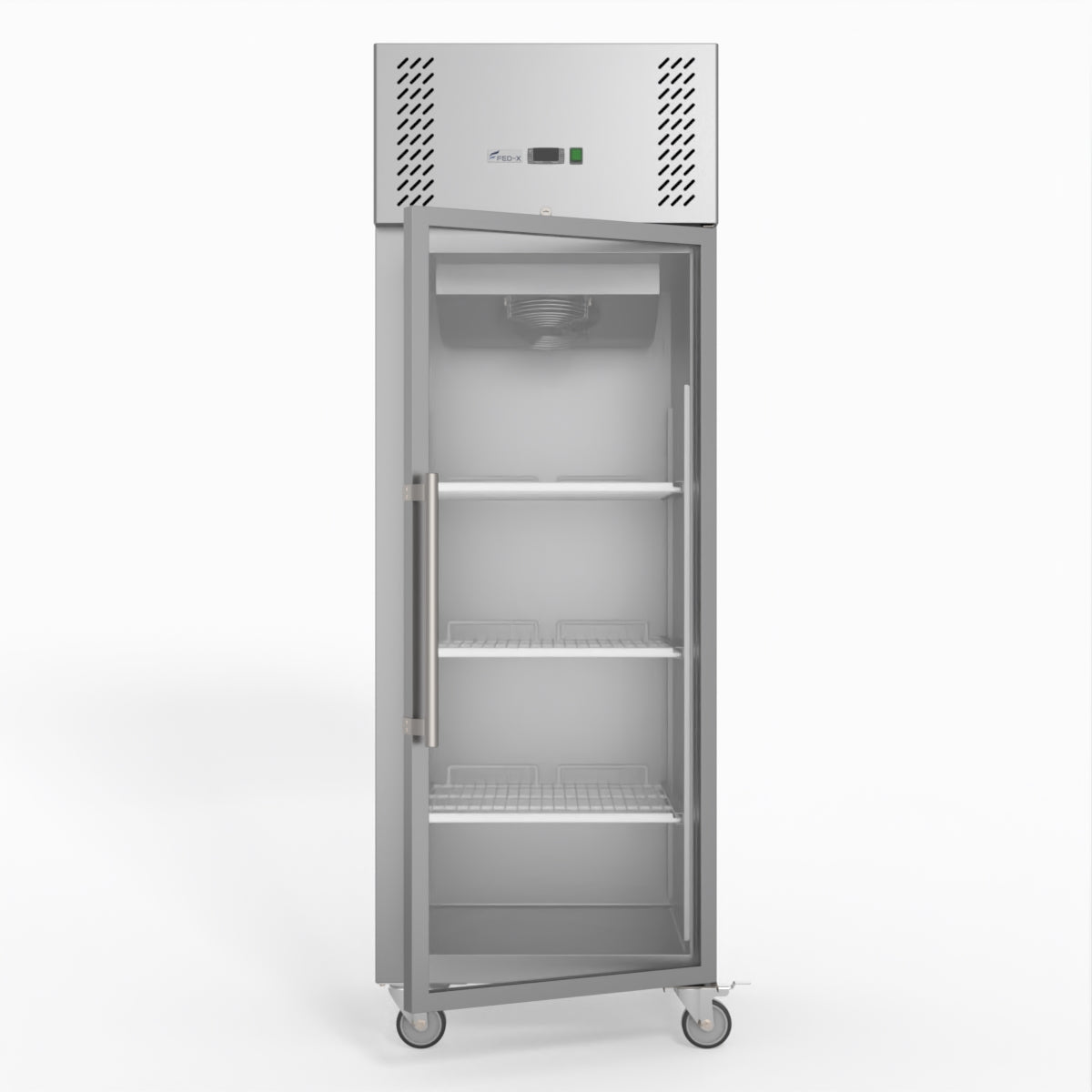 Thermaster Fed-X S/S Full Glass Door Upright Freezer XURF600G1V