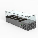 Thermaster Fed-X Flat Glass Salad Bench XVRX1200/380