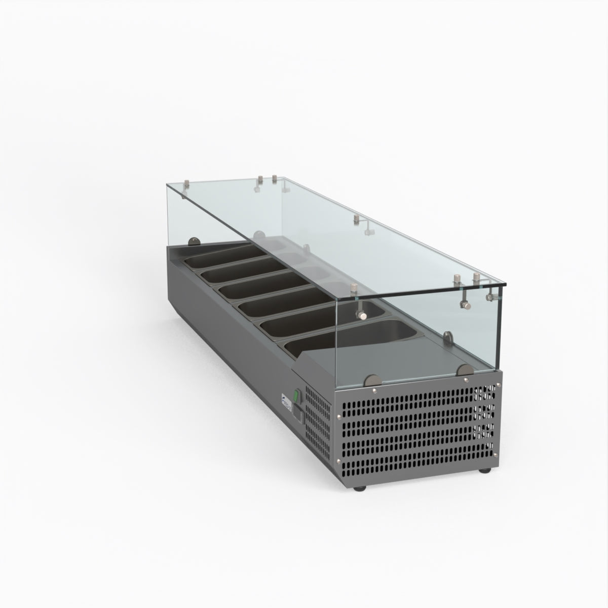 Thermaster Fed-X Flat Glass Salad Bench XVRX1500/380