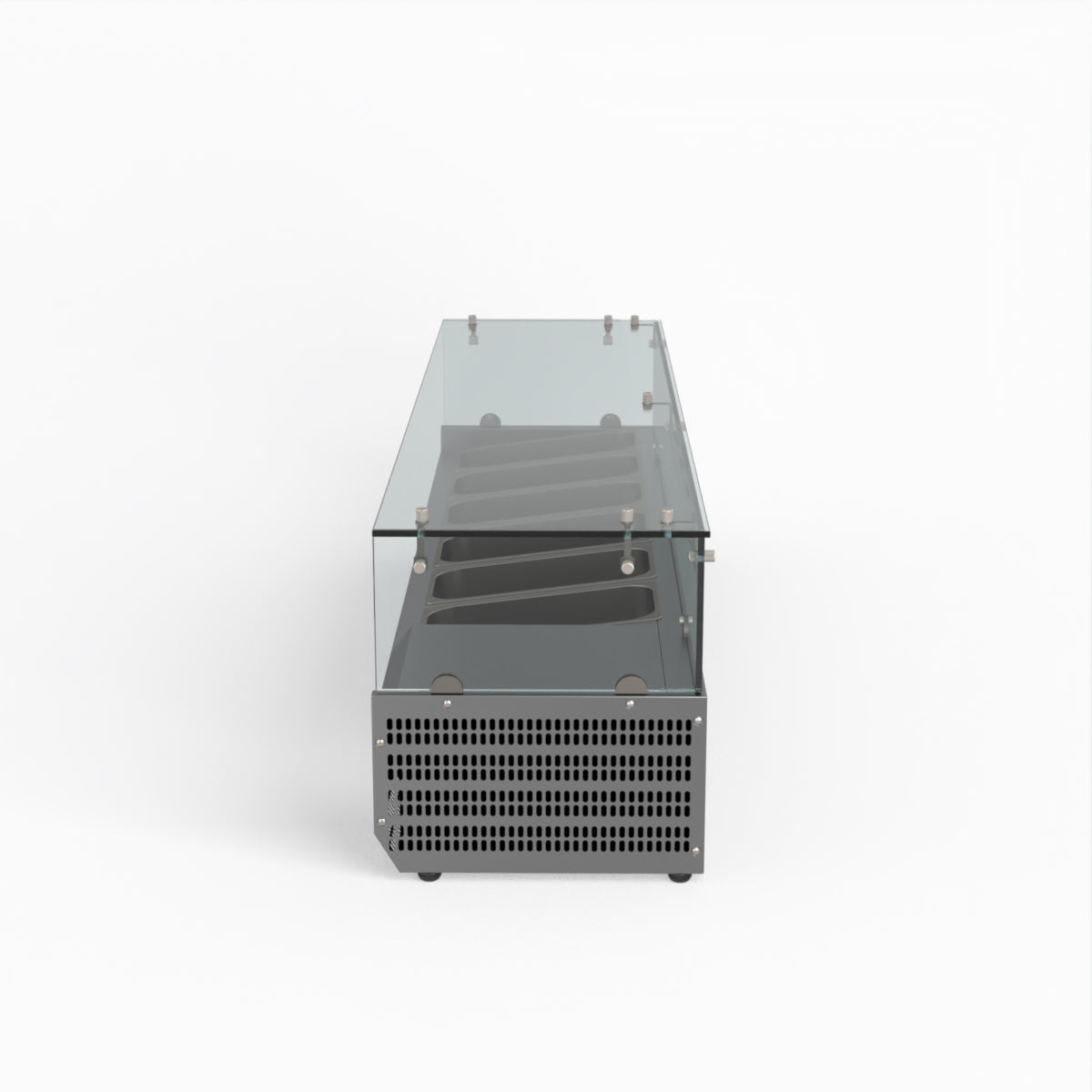 Thermaster Fed-X Flat Glass Salad Bench XVRX1500/380