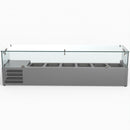 Thermaster Fed-X Flat Glass Salad Bench XVRX1500/380
