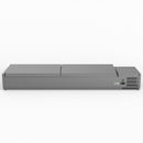 FED-X Salad Bench with Stainless Steel Lids - XVRX1800/380S