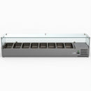 Thermaster Fed-X Flat Glass Salad Bench XVRX1800/380