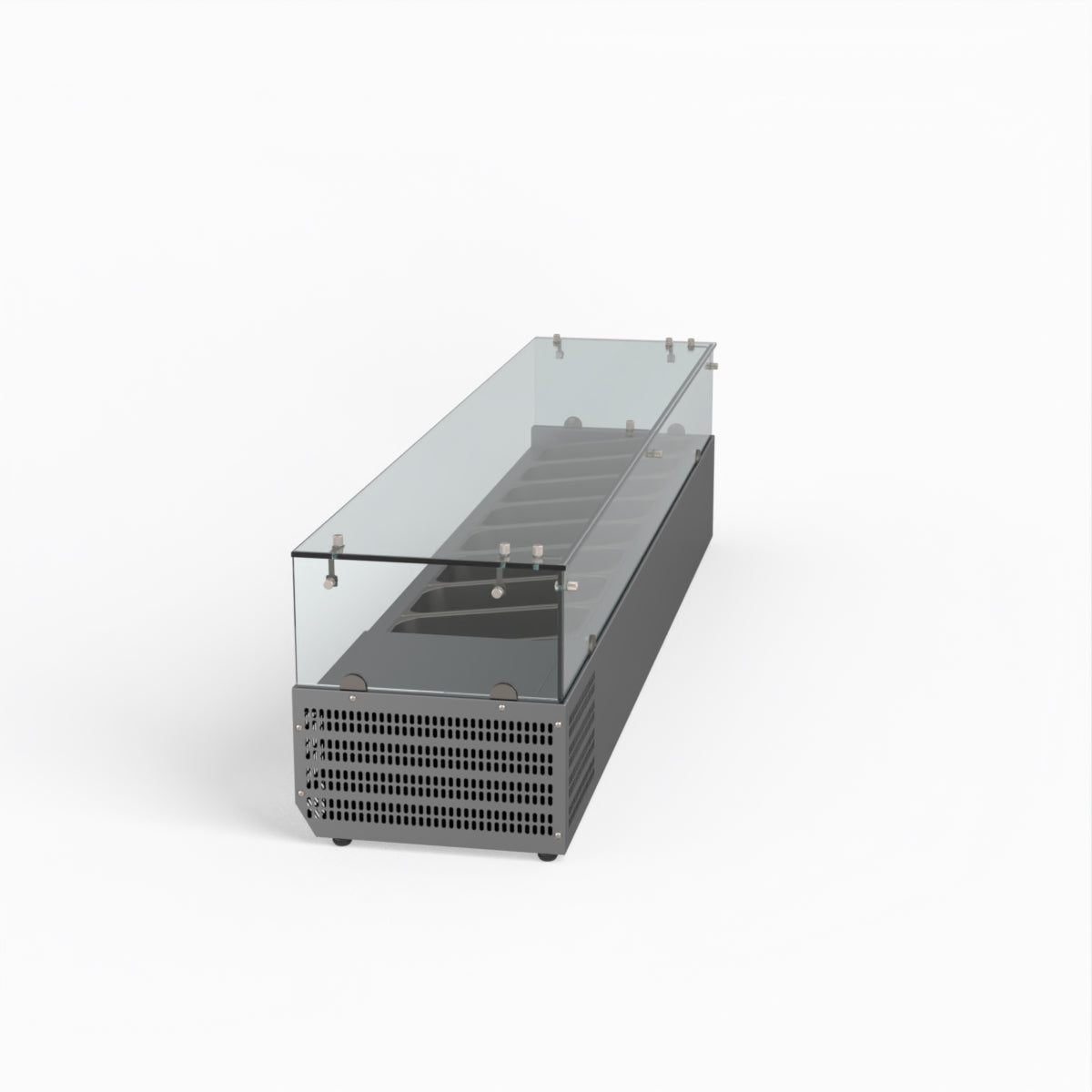 Thermaster Fed-X Flat Glass Salad Bench XVRX1800/380