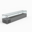 Thermaster Fed-X Flat Glass Salad Bench XVRX1800/380