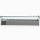 Thermaster Fed-X Flat Glass Salad Bench XVRX1800/380