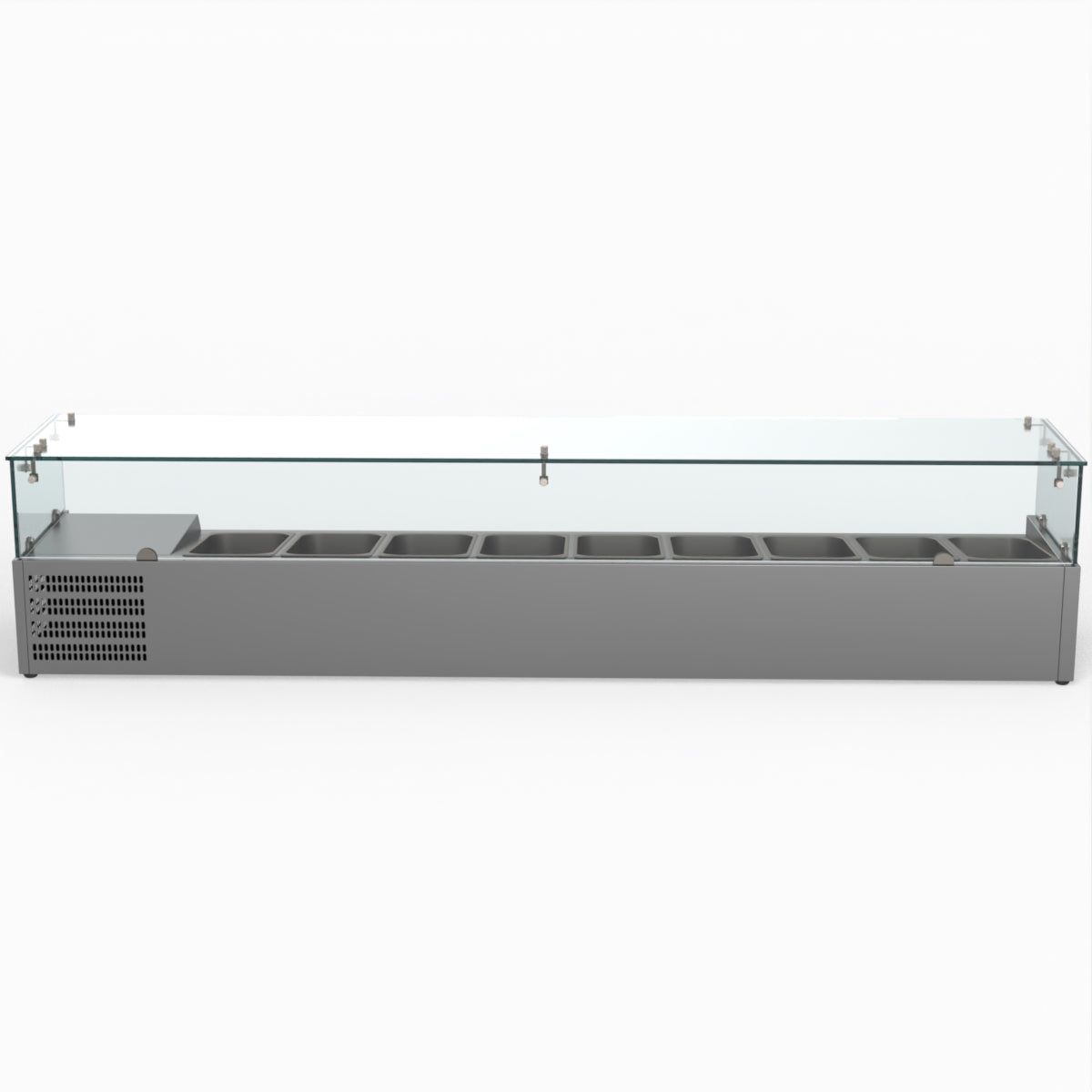 Thermaster Fed-X Flat Glass Salad Bench XVRX2000/380