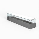 Thermaster Fed-X Flat Glass Salad Bench XVRX2000/380