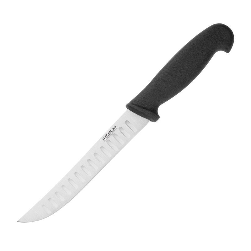 Hygiplas Scalloped Utility Knife Black 125mm C420