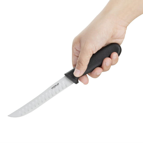 Hygiplas Scalloped Utility Knife Black 125mm C420