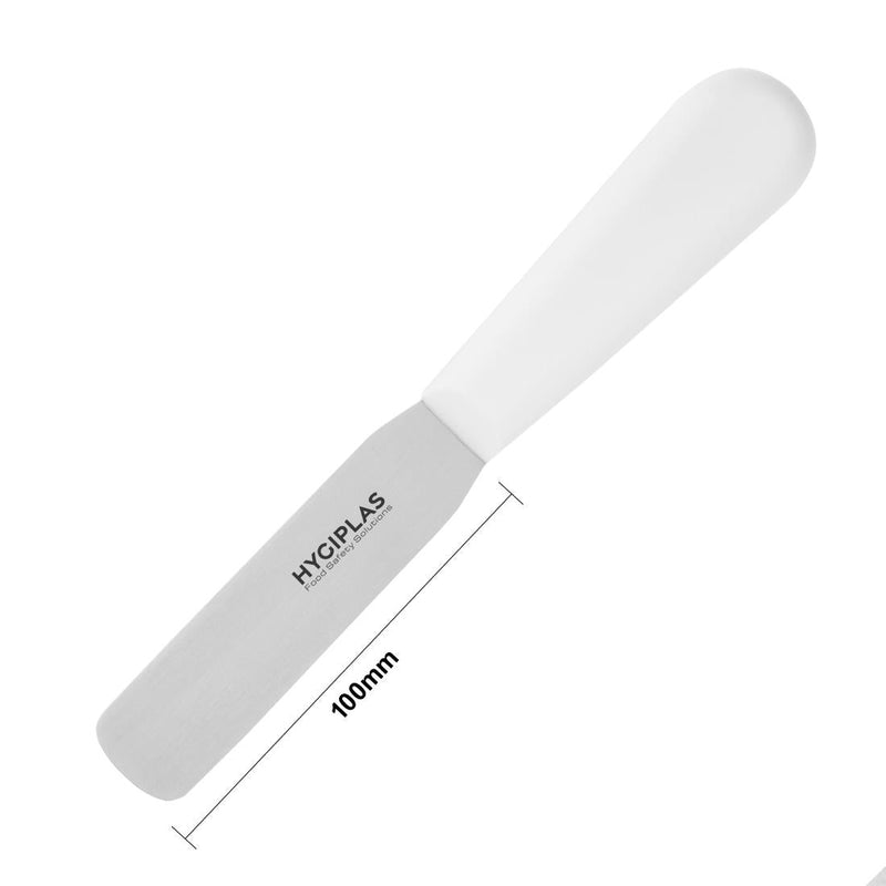 Hygiplas Straight Blade Palette Knife White 100mm C538