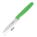 Hygiplas Paring Knife Green 75mm C545