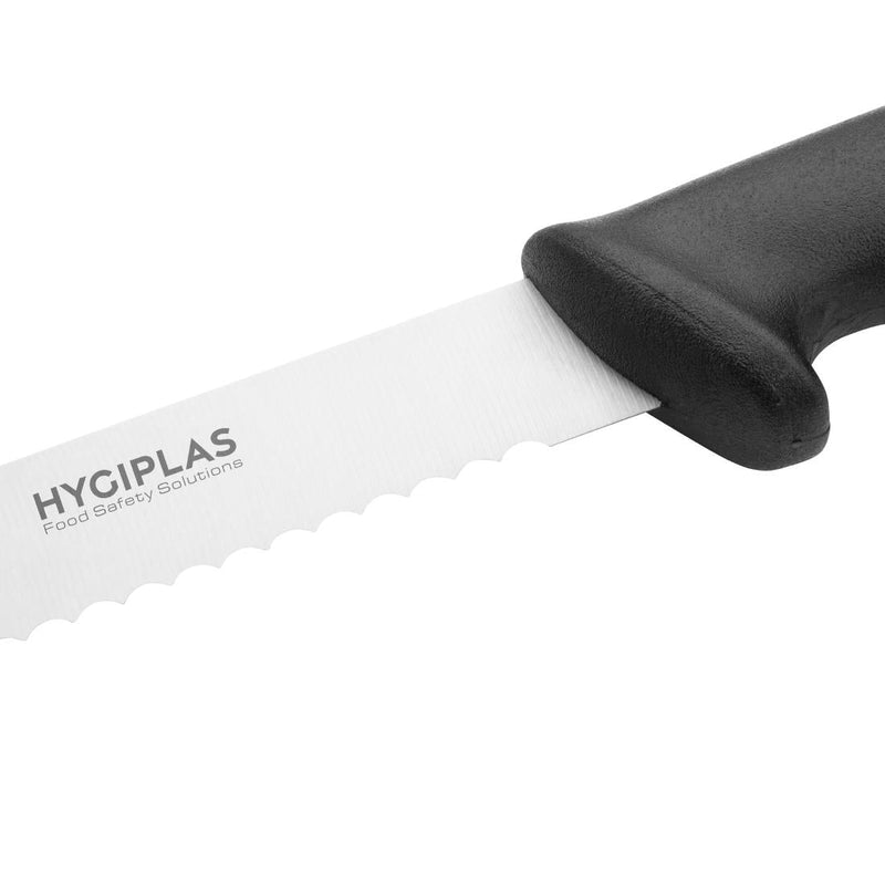 Hygiplas Serrated Slicer Black 255mm C579