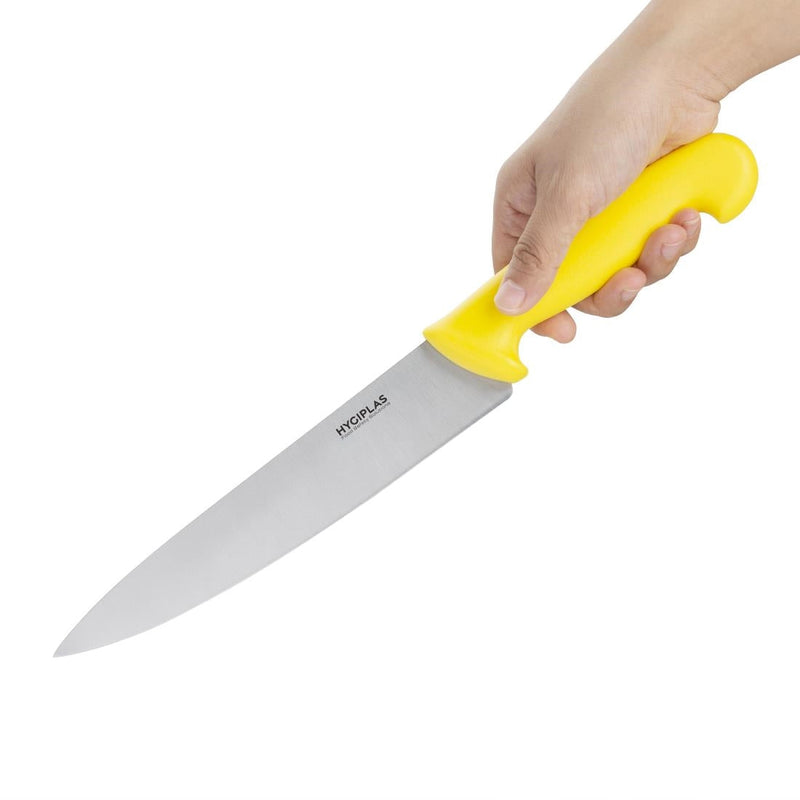 Hygiplas Chefs Knife Yellow 216mm C803