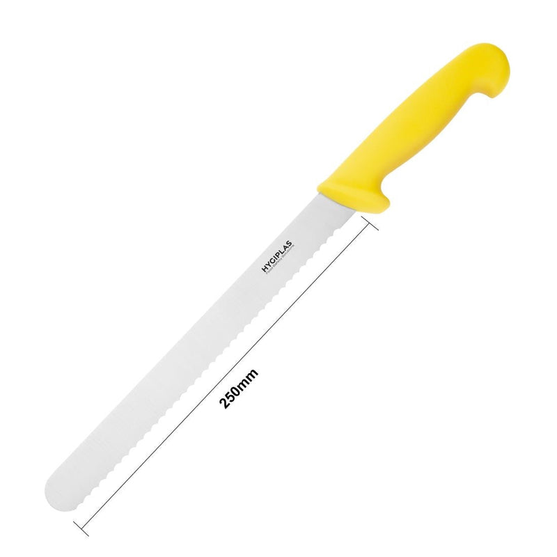 Hygiplas Serrated Slicer Yellow 255mm C810