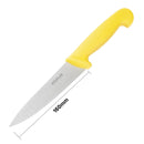 Hygiplas Chefs Knife Yellow 160mm C815