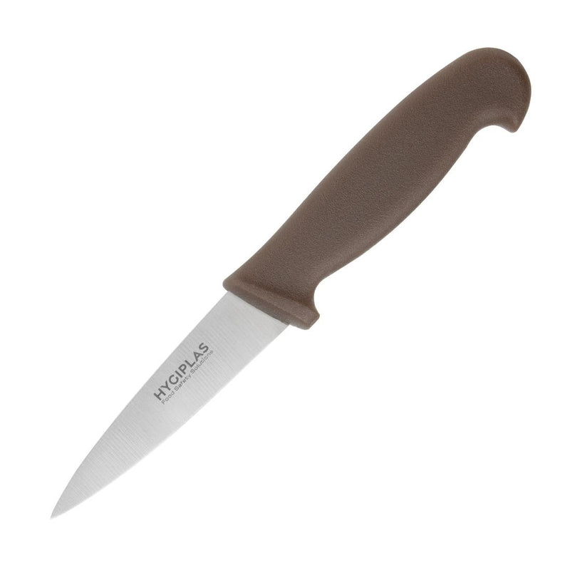 Hygiplas Paring Knife Brown 90mm C840