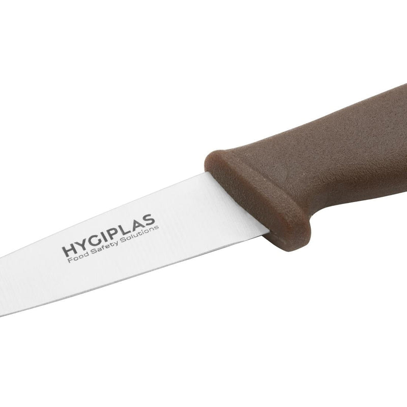 Hygiplas Paring Knife Brown 90mm C840