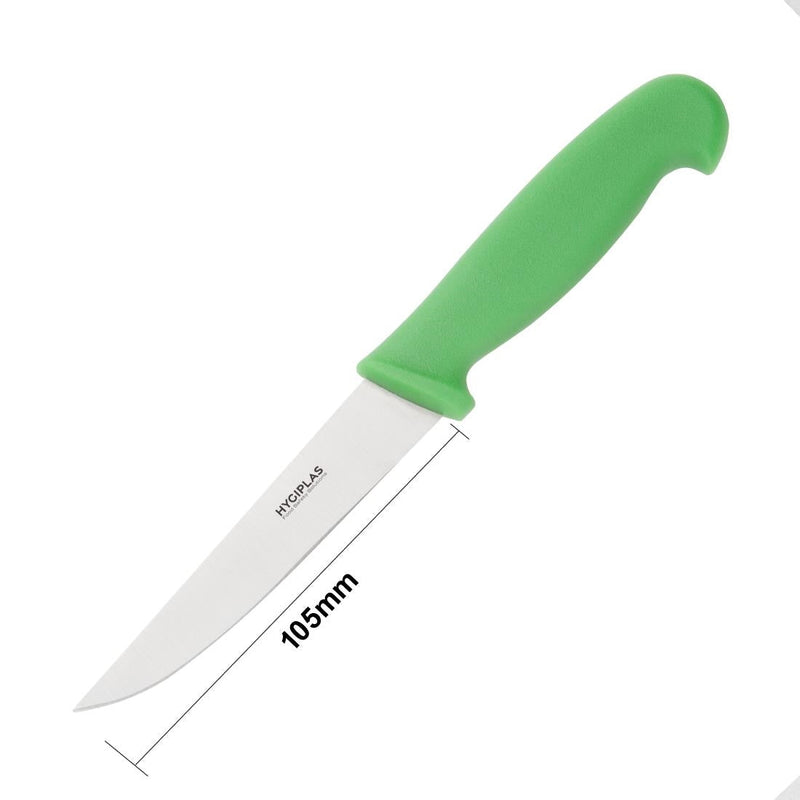 Hygiplas Vegetable Knife Green 100mm C860