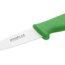 Hygiplas Paring Knife Green 90mm C866