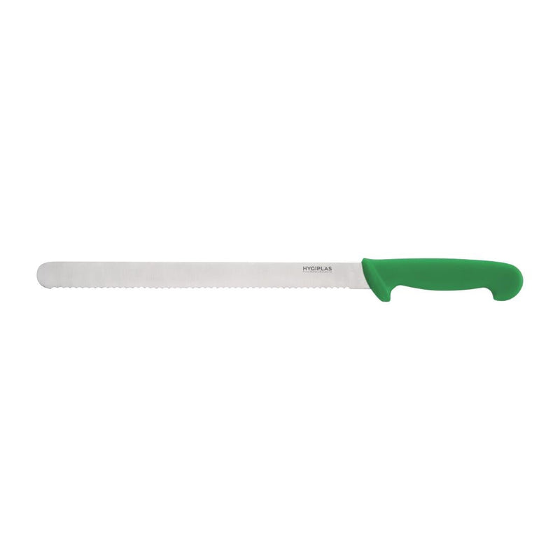 Hygiplas Serrated Slicer Green 300mm C867