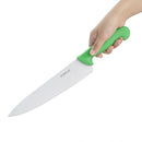 Hygiplas Chefs Knife Green 255mm C868
