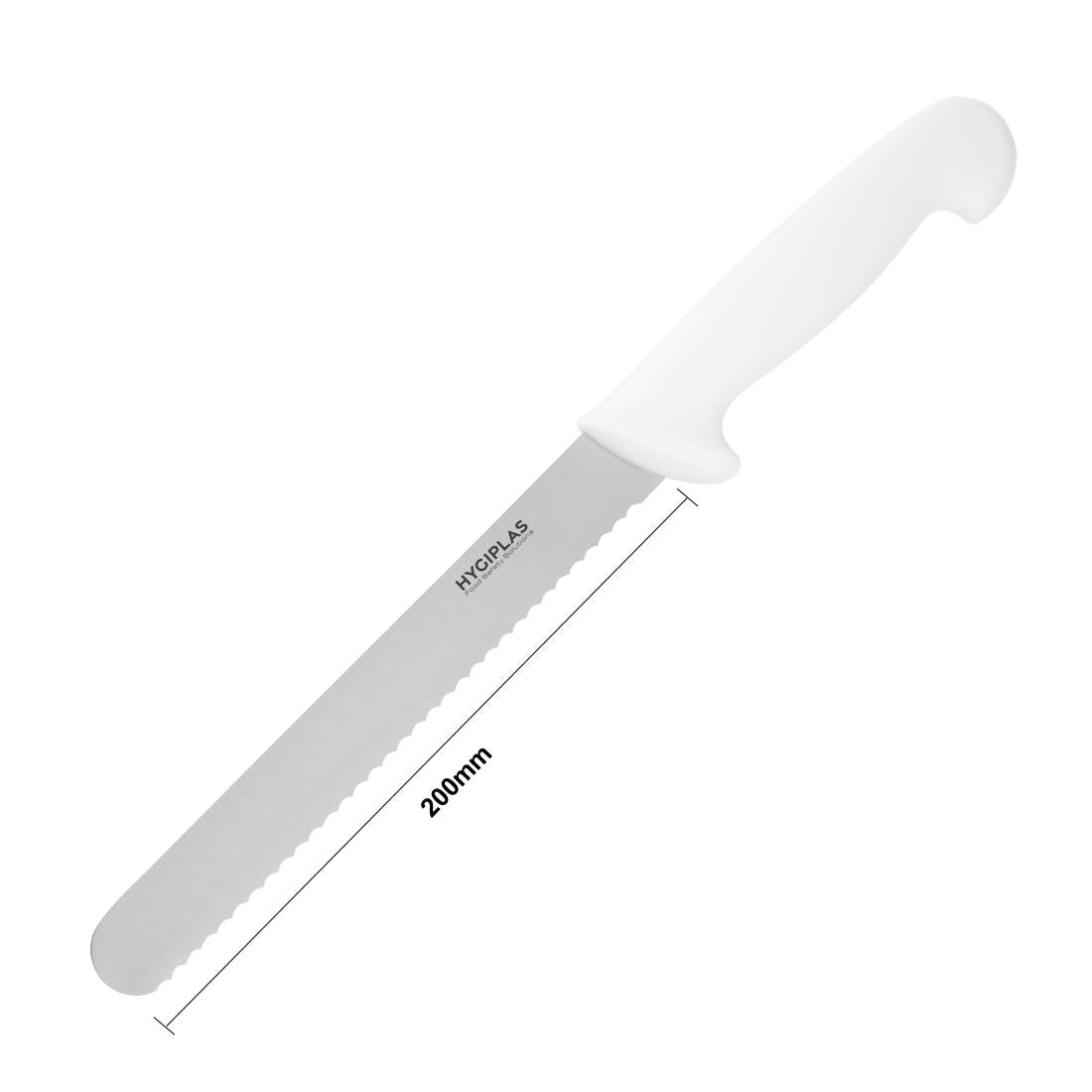 Hygiplas Bread Knife White 205mm C882
