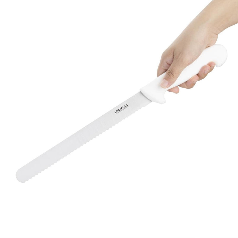 Hygiplas Serrated Slicer White 255mm C883