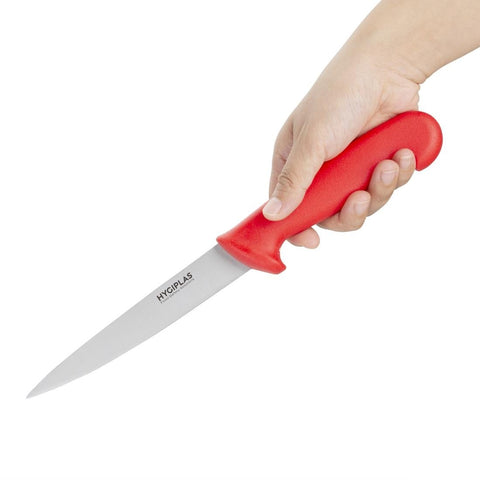 Hygiplas Fillet Knife Red 160mm C889
