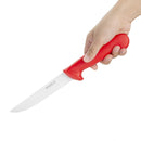 Hygiplas Stiff Blade Boning Knife Red 150mm C890