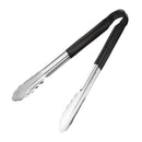 Hygiplas Colour Coded Black Serving Tongs 300mm CB153