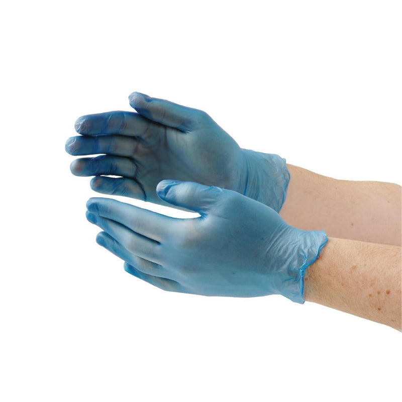 Vogue Powder Free Vinyl Gloves S CF403-S