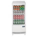 Polar C-Series Energy Efficient Curved Door Display Fridge White - 86Ltr CX576-A