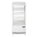 Polar C-Series Energy Efficient Curved Door Display Fridge White - 86Ltr CX576-A