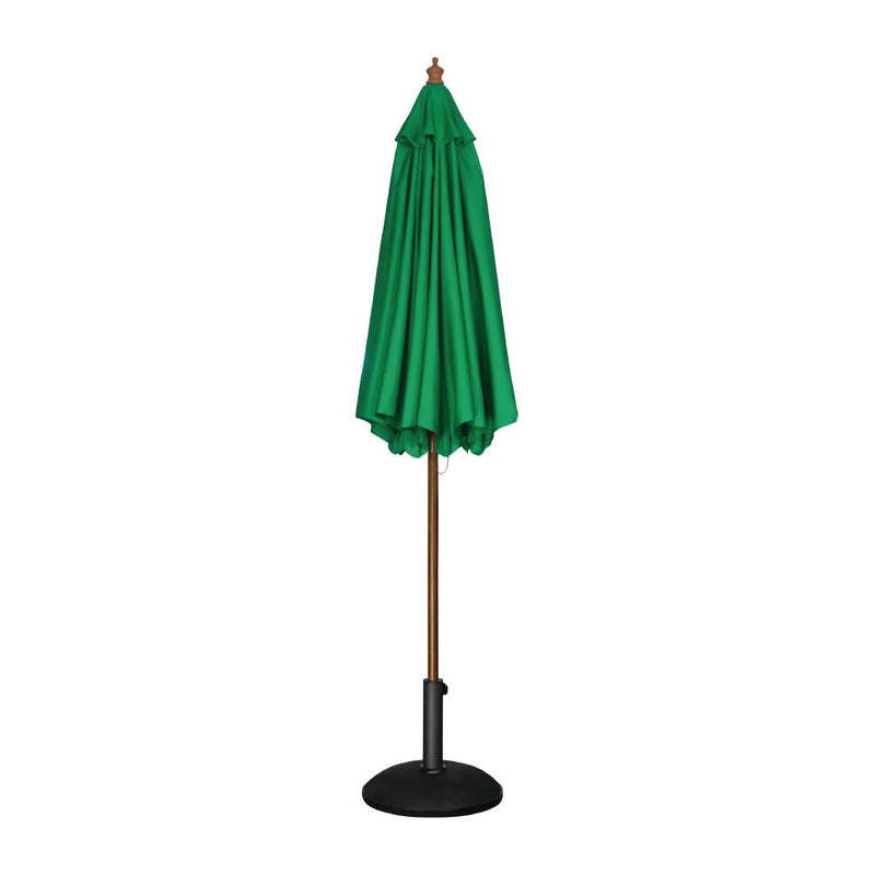 Bolero Round Outdoor Umbrella 2.5m Diameter Green CB512