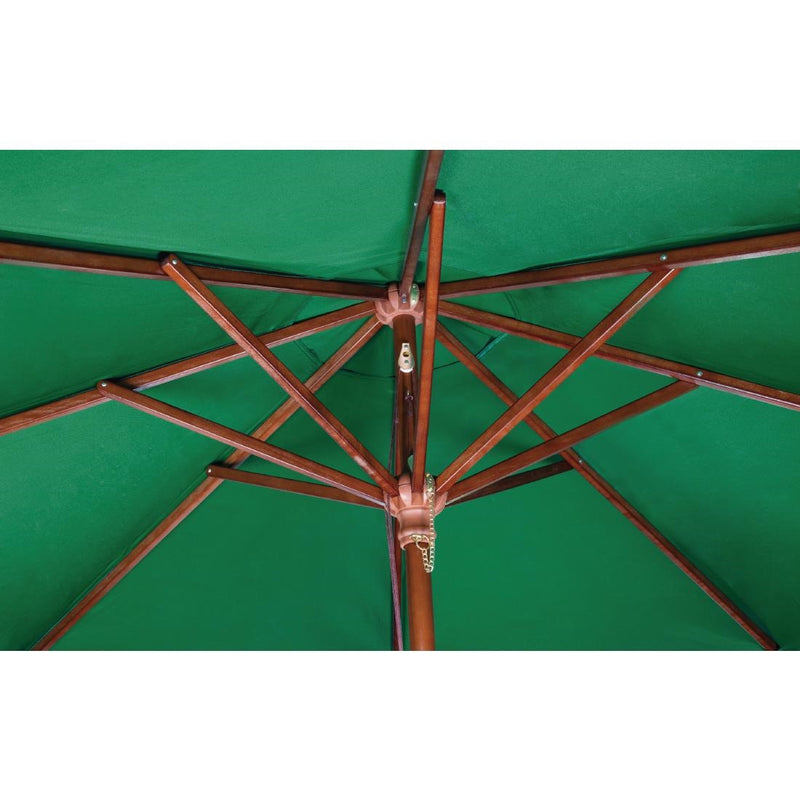 Bolero Round Outdoor Umbrella 2.5m Diameter Green CB512