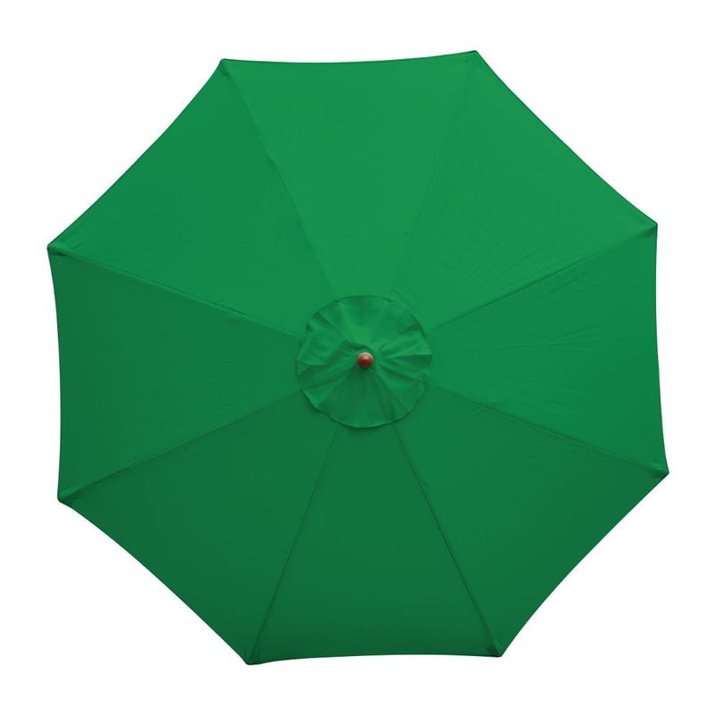 Bolero Round Outdoor Umbrella 2.5m Diameter Green CB512