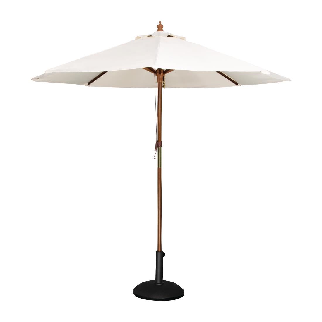 Bolero Round Outdoor Umbrella 2.5m Diameter Cream CB513