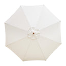 Bolero Round Outdoor Umbrella 2.5m Diameter Cream CB513