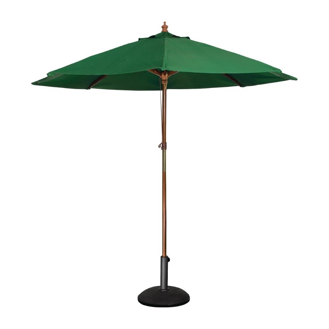 Bolero Round Outdoor Umbrella 3m Diameter Green CB515