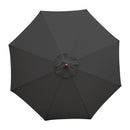 Bolero Round Outdoor Umbrella 3m Diameter Black CB517