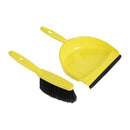 Jantex Soft Dustpan and Brush Set Yellow CC930