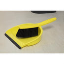 Jantex Soft Dustpan and Brush Set Yellow CC930