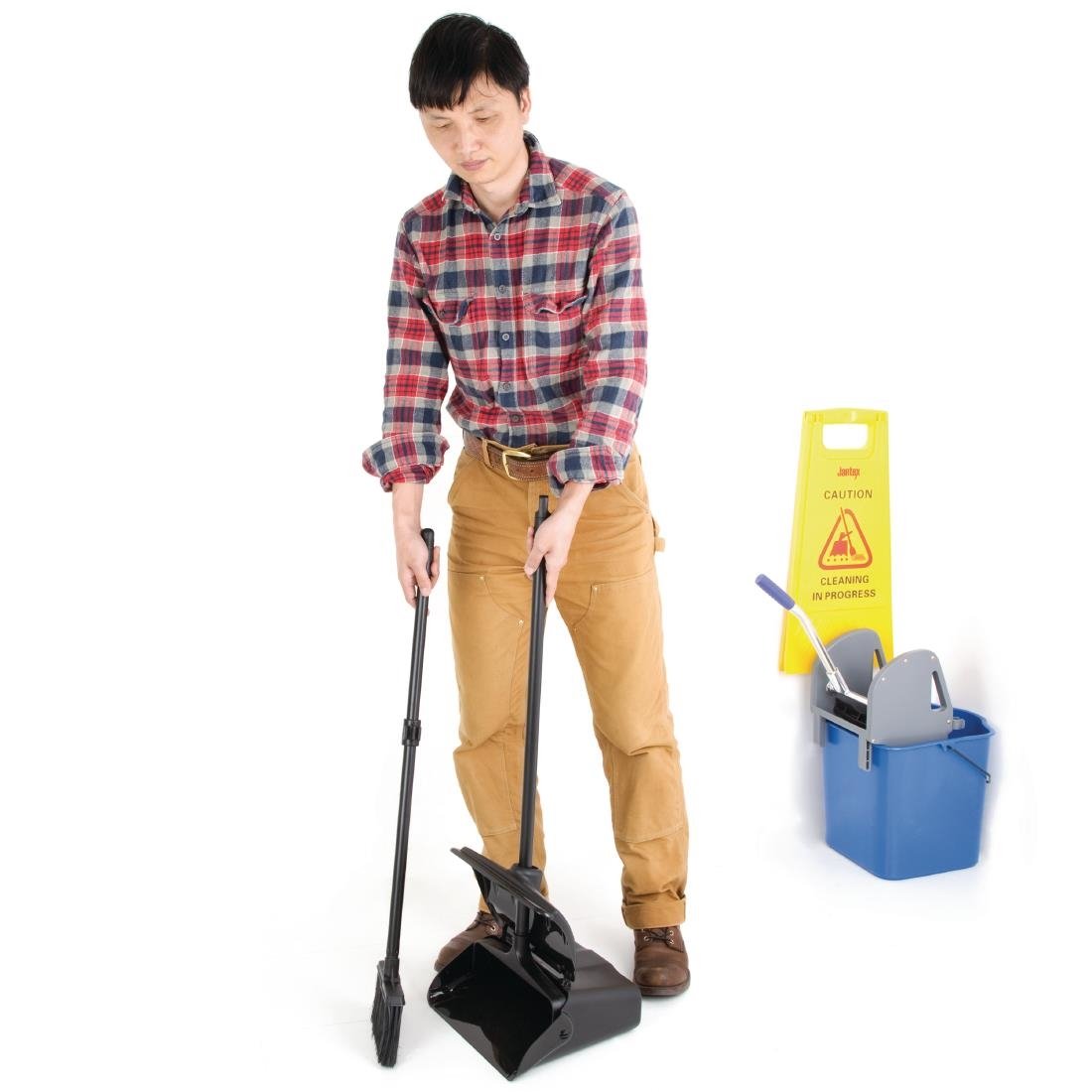 Jantex Lobby Dustpan & Broom CD059