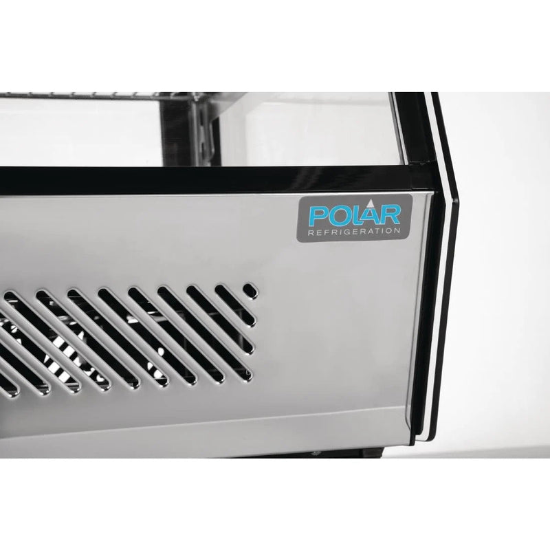 Polar G-Series Energy Efficient Countertop Food Display Fridge Black 120Ltr GP292-A