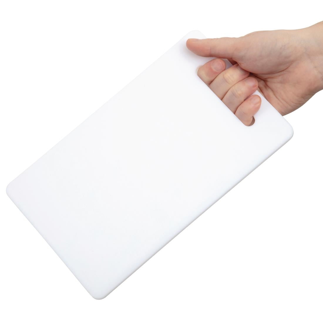 Hygiplas Low Density Cutting Board White - 153x250x6mm CD269