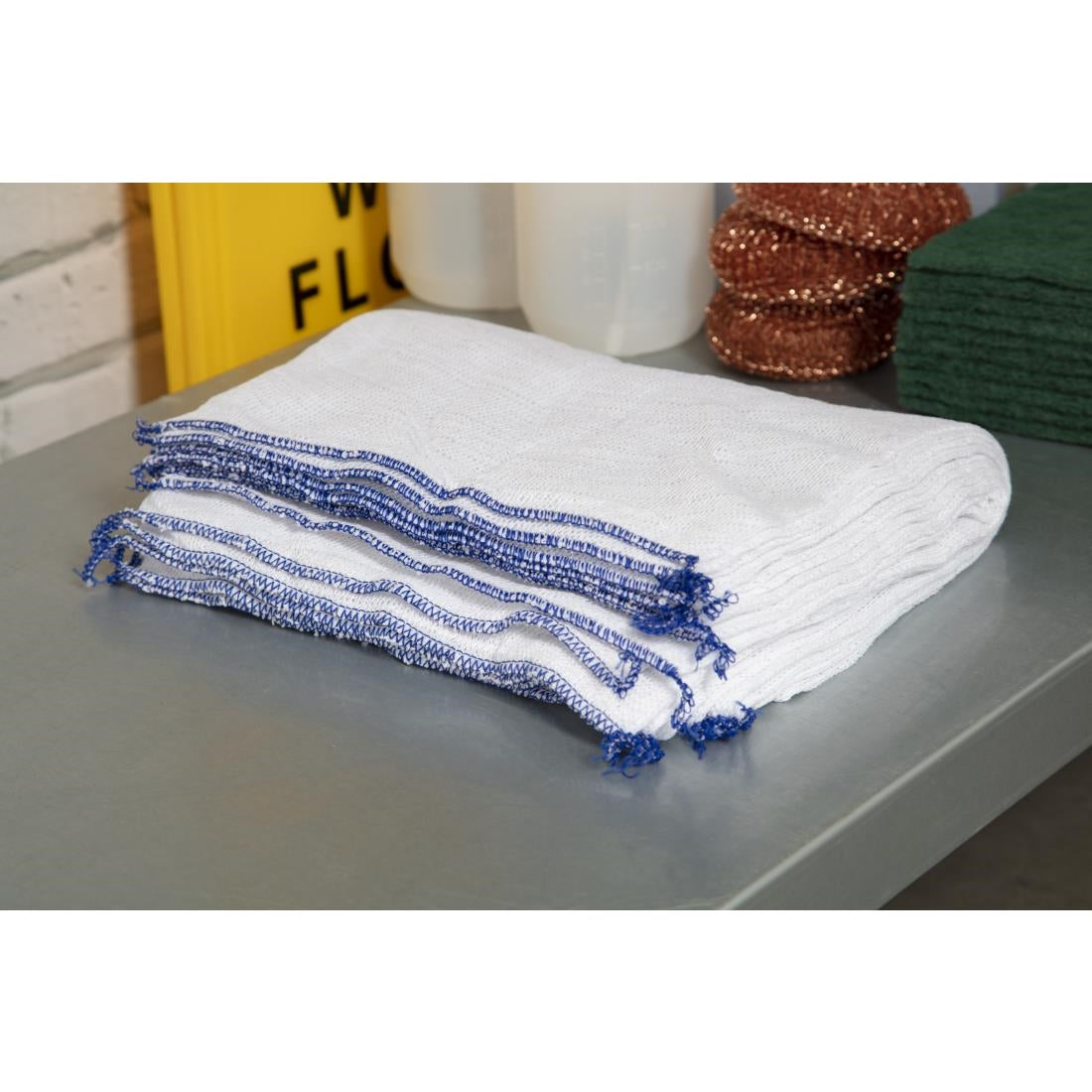 Jantex Dish Cloths Blue 10 Pack CD787