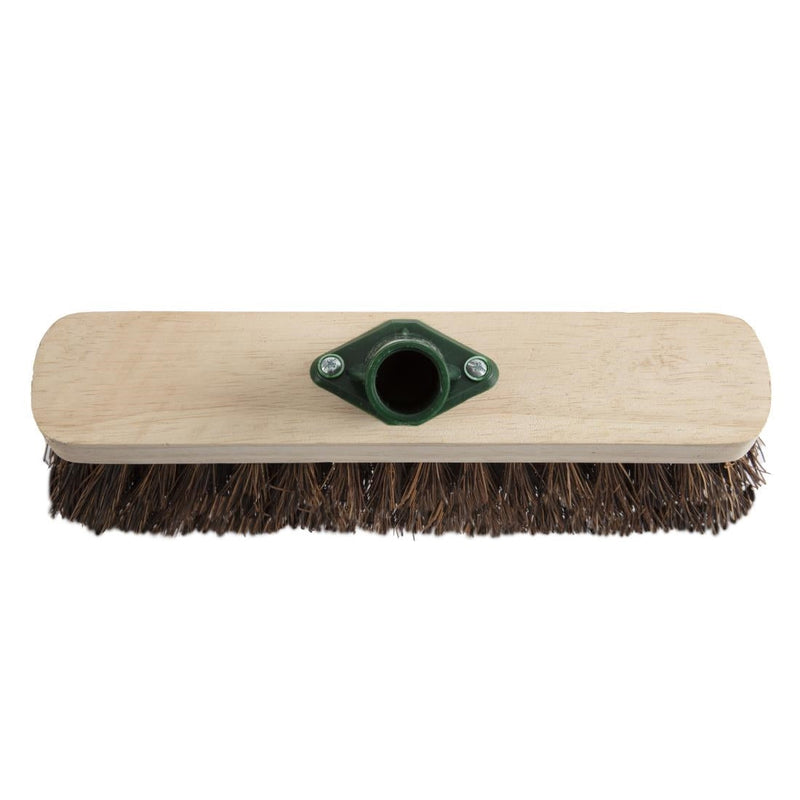 Jantex Wooden Broom Head Stiff Bassine 305mm CD798