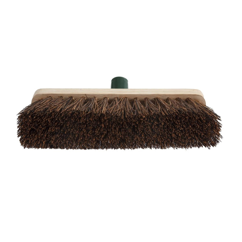 Jantex Wooden Broom Head Stiff Bassine 305mm CD798